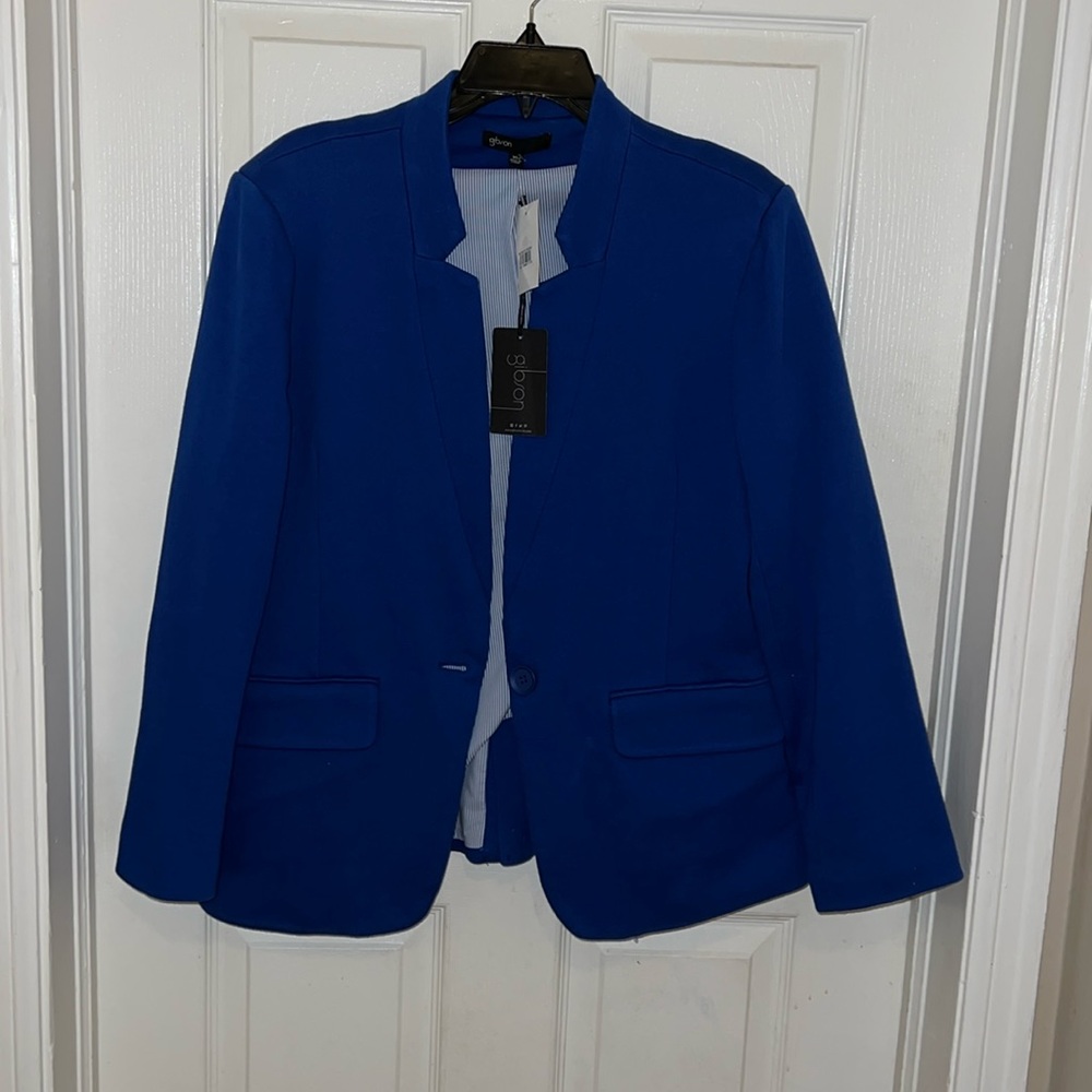 NWT Gibson size XL blue blazer